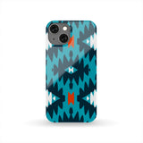 Powwow Store gb nat00456 02 blue seamless ethnic pattern phone case