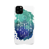 Powwow Store gb nat00376 blue green dream catcher phone case