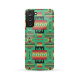GB-NAT00046-05 Green Tribe Pattern Native American Phone Case