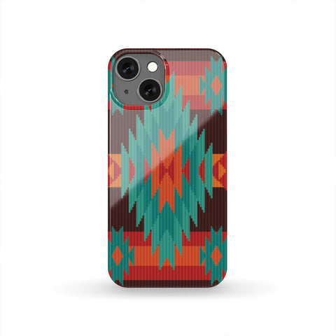 Powwow Store gb nat00611 red geometric pattern phone case