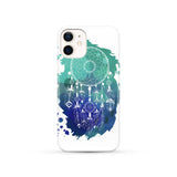 Powwow Store gb nat00376 blue green dream catcher phone case