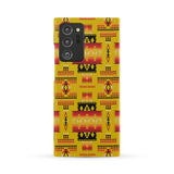 Powwow Store gb nat00302 02 yellow tribes pattern native american phone case