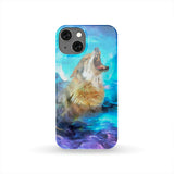 Powwow Store gb nat00422 howling wolf blue moon native phone case