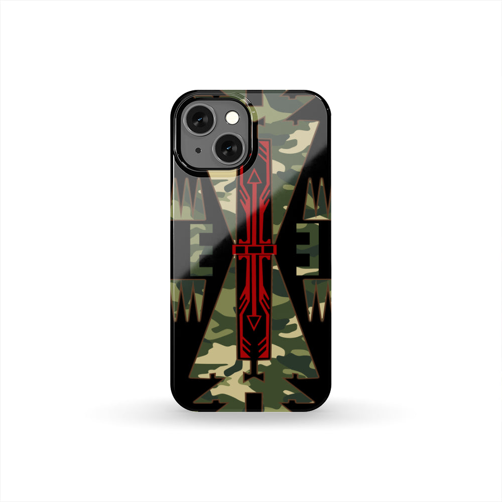 Powwow Store native american red camoflage culture phone case
