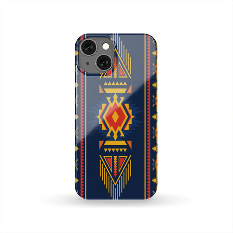 Powwow Store gb nat00260 pcas01 blue ethnic pattern native american phone case