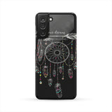 GB-NAT00297-PCAS01 Black Dream Catcher Native American Phone Case