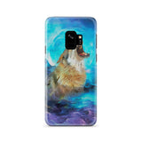 Powwow Store gb nat00422 howling wolf blue moon native phone case