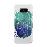 Powwow Store gb nat00376 blue green dream catcher phone case