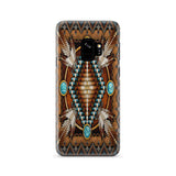 Powwow Store gb nat00023 pcas04 mandala brown native american phone case