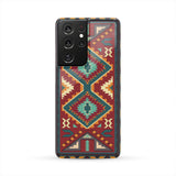 GB-NAT00061-PCAS01 Native Red Yellow Pattern Native American Phone Case