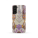 GB-NAT00069-03 Purple Pattern Breastplate Phone Case