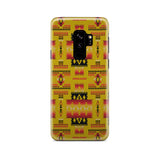 Powwow Store gb nat00302 02 yellow tribes pattern native american phone case