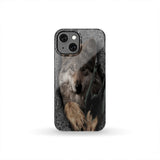 Powwow Store gb nat00115 pcas01 gray wolf native american phone case