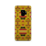 Powwow Store gb nat00302 02 yellow tribes pattern native american phone case