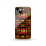 GB-NAT00046-08 Brown Native Tribes Pattern Native American Phone Case