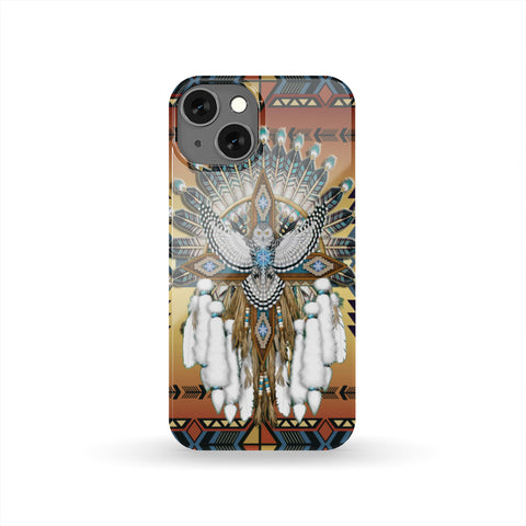 Powwow StoreGBNAT00057A Southwest Blue Symbol Phone Case