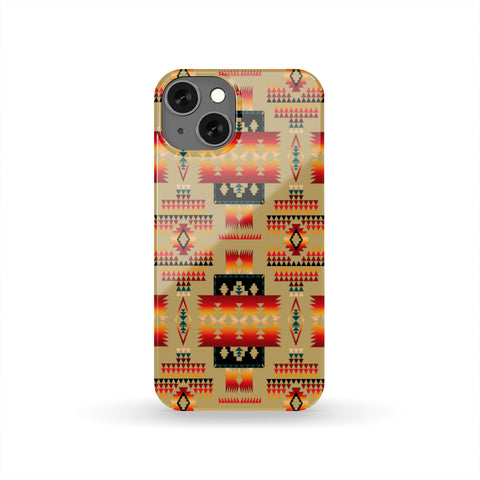 Powwow Store gb nat00046 15 light brown tribe pattern native american phone case