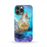 Powwow Store gb nat00422 howling wolf blue moon native phone case