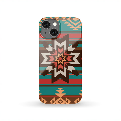 Powwow Store gb nat00320 ethnic ornament seamless pattern phone case