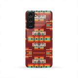 Powwow Store gb nat00402 02 red pattern native phone case