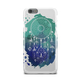 Powwow Store gb nat00376 blue green dream catcher phone case