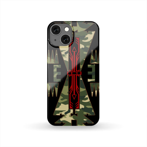 Powwow Store native american red camoflage culture phone case