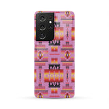 Powwow Store gb nat00046 09 pink tribes pattern native american phone case