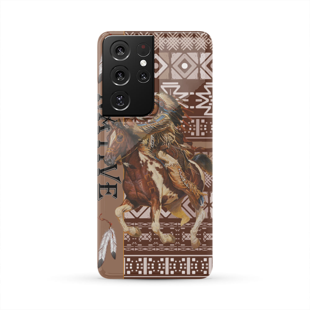 Powwow Store gb nat00434 warrior chief native phone case
