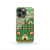 Powwow Store gb nat00426 green bison pattern phone case