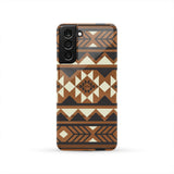 Powwow Store gb nat00508 brown pattern native phone case