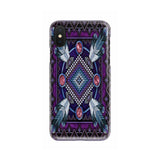 Powwow Store gb nat00023 pcas03 naumaddic arts dark purple native american phone case