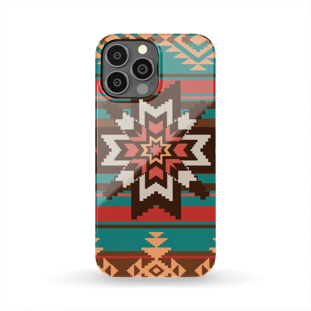 Powwow Store gb nat00320 ethnic ornament seamless pattern phone case