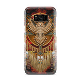 GB-NAT00128-PCAS01 Owl Dreamcatcher Native American Phone Case