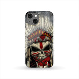 Powwow Store skull chief native american phone case 1