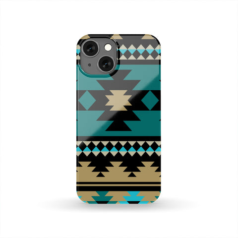 Powwow Store gb nat00509 green ethnic aztec pattern phone case