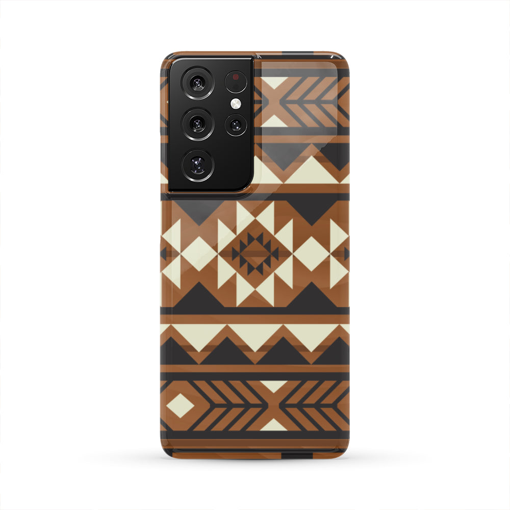 Powwow Store gb nat00508 brown pattern native phone case