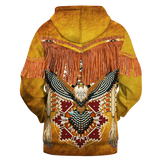 Powwow Storehd1114 mandala thunderbird native american 3d hoodie