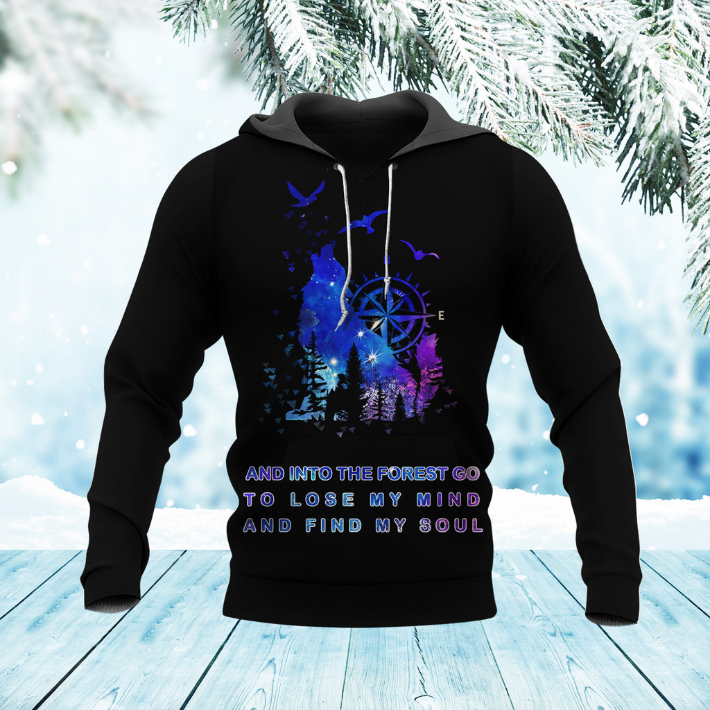 Powwow Store gb nat00481 forest bear native american 3d hoodie