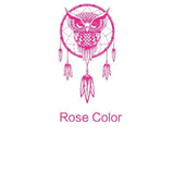 Owl Dream Catcher Wall Sticker - Powwow Store