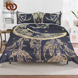 Indigenous Mandala Dreamcatcher Flowers Bedding Set - ProudThunderbird