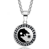 Yin Yang Wolves Pendant Necklace - Powwow Store