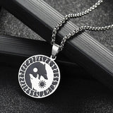 Yin Yang Wolves Pendant Necklace - Powwow Store