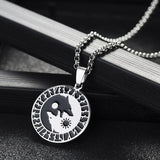 Yin Yang Wolves Pendant Necklace - Powwow Store