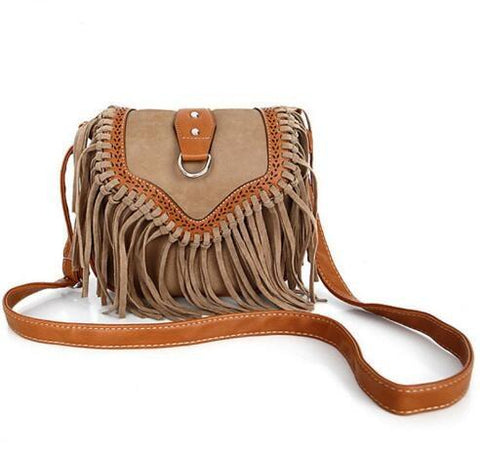 Spirit Tassel Cross Body Bag Native American Style - Powwow Store