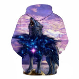 Wolf Printed 3D Hoodies Autumn - Pullover Sweatshirts no link