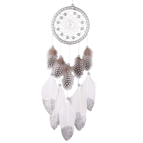 Bead Feather Wind Chimes Dream Catcher Native American Indian - ProudThunderbird