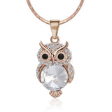 Small Owl Bird Native American Necklace