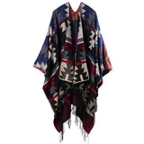 Indian Blanket Poncho Native American Clothing - Native American Design - ProudThunderbird