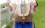 National Ethnic Women's Backpack With Beading Tassels - Powwow Store