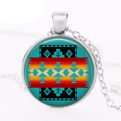 Southwestern Logo Pendant Native American Necklace - Powwow Store